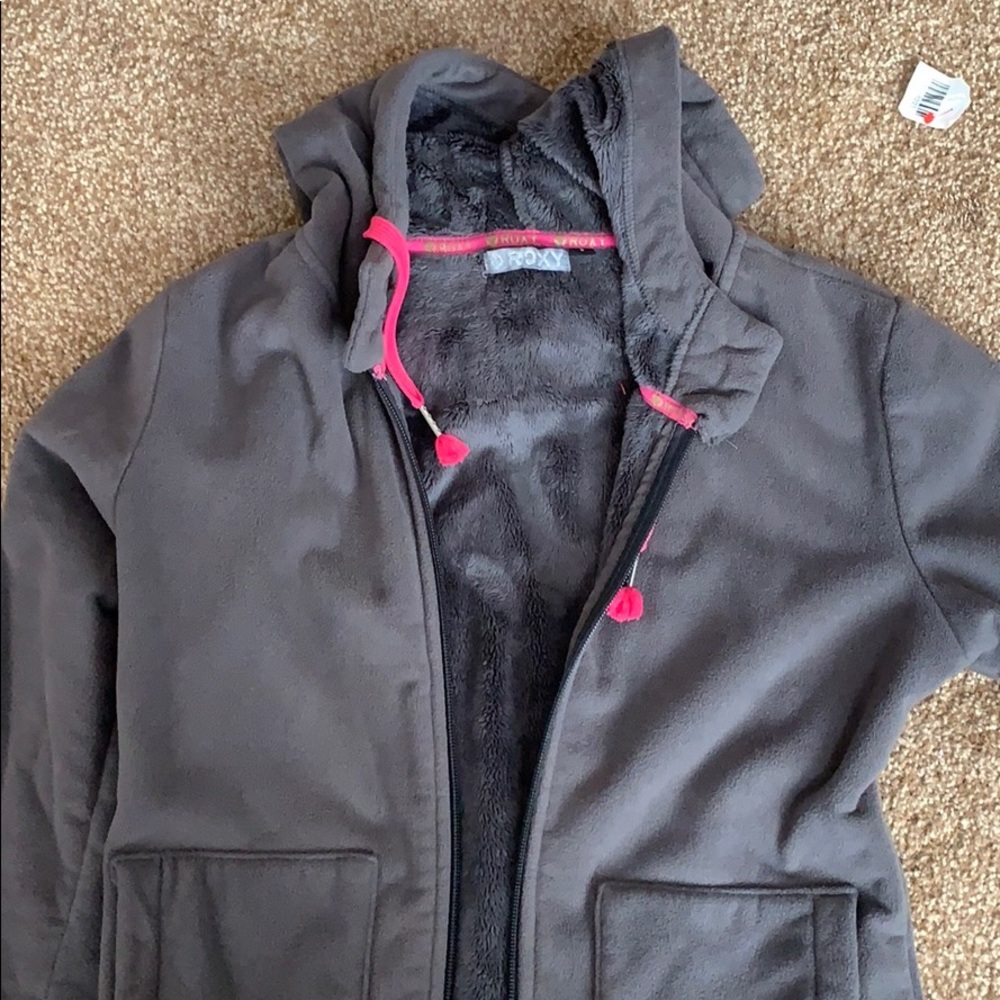 Roxy super soft zip coat